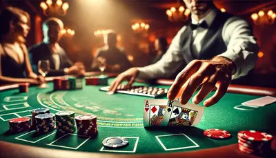 Blackjack cards dealer casino