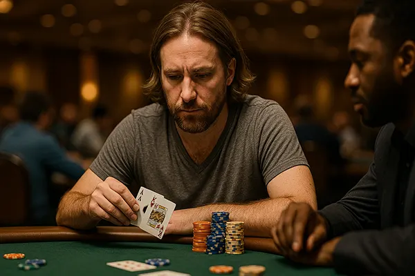 Live-Pokerspiel Szene